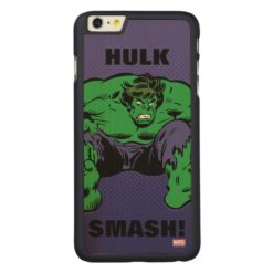 Hulk Retro Jump Carved Maple iPhone 6 Plus Case