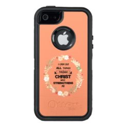 I Can Do All Things Bible Verse OtterBox Defender iPhone Case