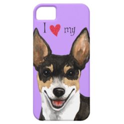 I Love my Rat Terrier iPhone SE/5/5s Case