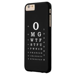 Internet Dictionary Eye Chart Barely There iPhone 6 Plus Case