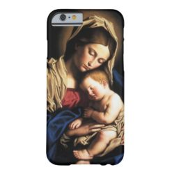 Jesus Mother Mary Madonna and Child Classical Art Barely There iPhone 6 Case