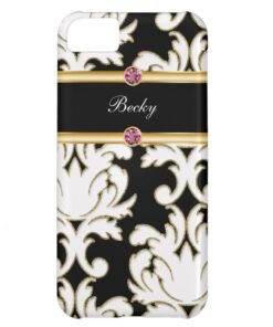 Jewel iPhone Case Monogram