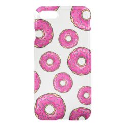 Juicy Delicious Pink Sprinkled Donut iPhone 7 Case