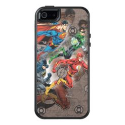 Justice League Collage OtterBox iPhone 5/5s/SE Case