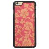 Kapalua Pareau Hawaiian Hibiscus Carved Cherry iPhone 6 Plus Case
