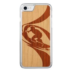 Kewalos Surfboard Hawaiian Surfer Carved iPhone 7 Case