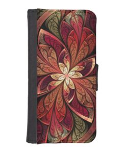 La Chanteuse Rouge Wallet Phone Case For iPhone SE/5/5s