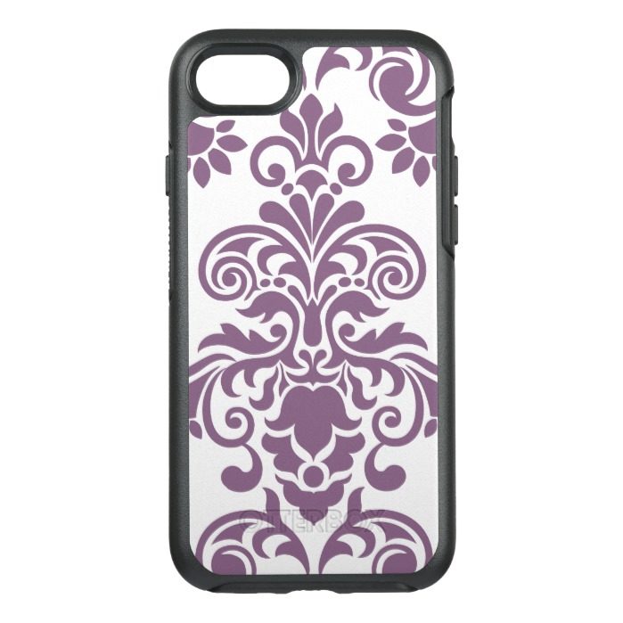 Ladies Elegant Damask Pattern OtterBox Symmetry iPhone 7 Case