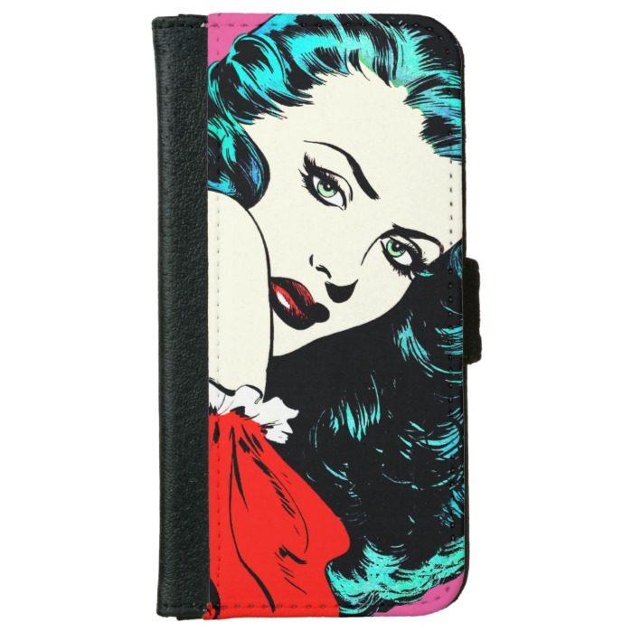 Lady In Red iPhone 6/6s Wallet Case
