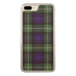 Lamont clan Plaid Scottish tartan Carved iPhone 7 Plus Case