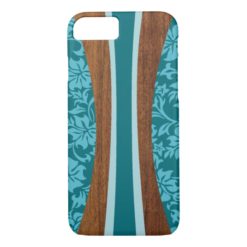 Laniakea Hawaiian Faux Wood Surfboard iPhone 7 Case