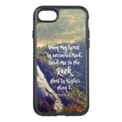 Lead me to the Rock Bible Verse OtterBox Symmetry iPhone 7 Case