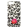 Leopard Print Monogram iPhone 7 Plus Case