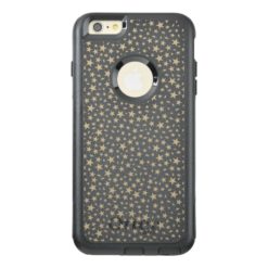 Light Gold Stars Print Pattern OtterBox iPhone 6/6s Plus Case