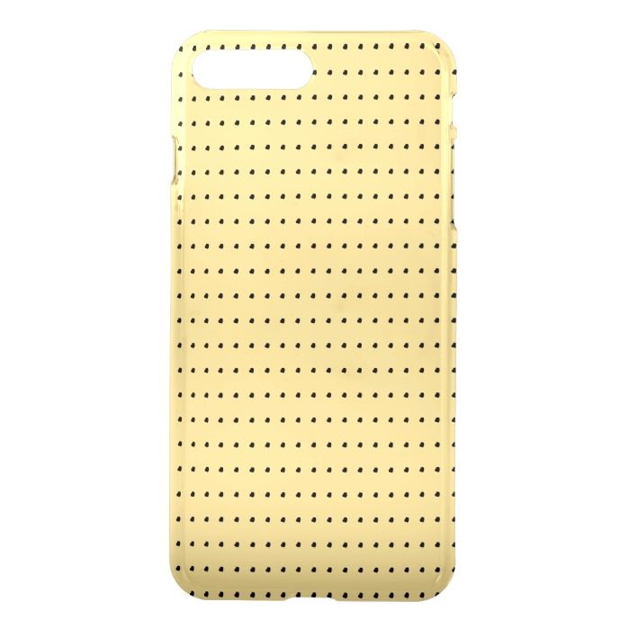 Light Yellow Cool Modern Polka Dots iPhone 7 Plus Case