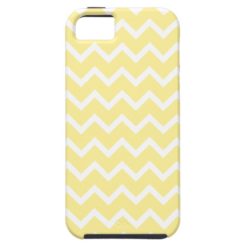 Light Yellow and White Zigzags. iPhone SE/5/5s Case