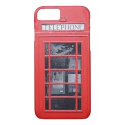 London Red Telephone Box iPhone 7 Case