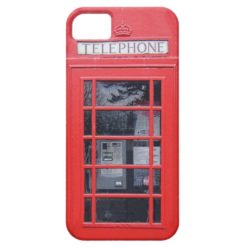 London Red Telephone Box iPhone SE/5/5s Case