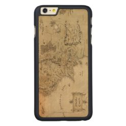 MIDDLE EARTH? Carved MAPLE iPhone 6 PLUS SLIM CASE