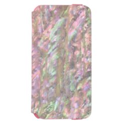 MOTHER OF PEARL PRINT Pink iPhone 6/6s Wallet Case