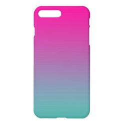 Magenta Purple & Teal Ombre iPhone 7 Plus Case