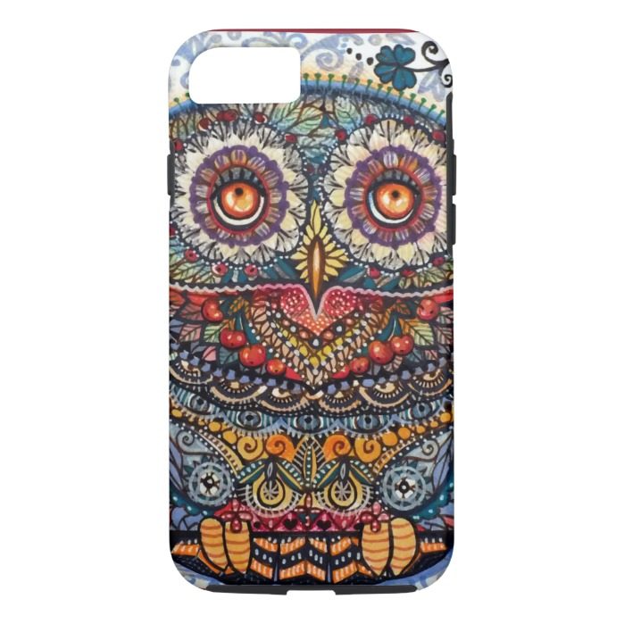 Magic graphic owl painting iPhone 7 case
