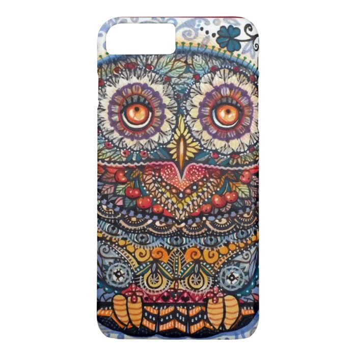 Magic graphic owl painting iPhone 7 plus case