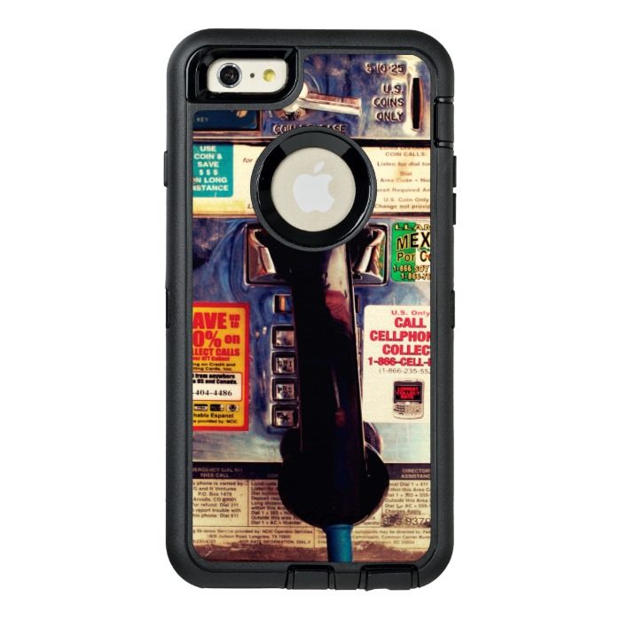 Make Your iPhone Look Like An Old Pay Phone Funny OtterBox Defender iPhone Case
