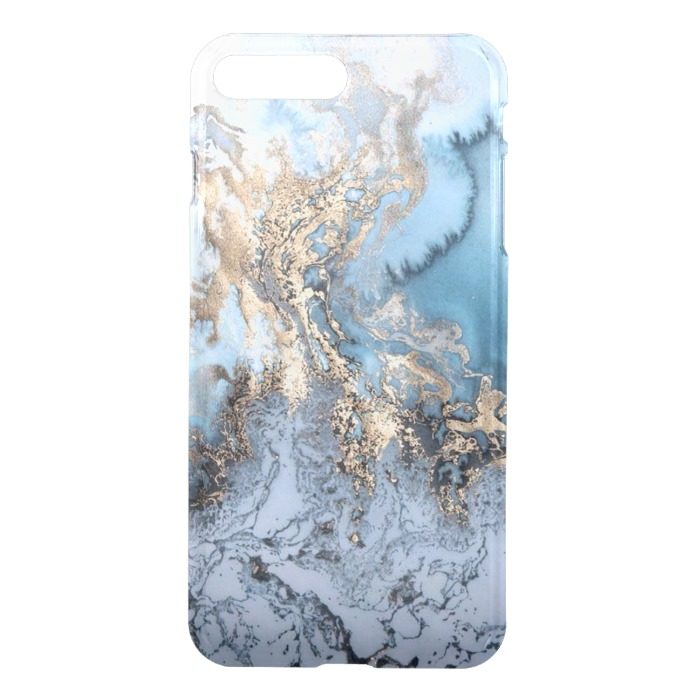 Marble Golden Blue Abstract iPhone7 plus Case