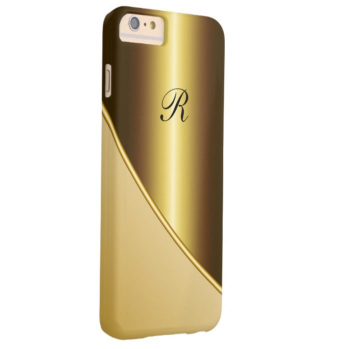 Men's Gold Business Barely There iPhone 6 Plus Case