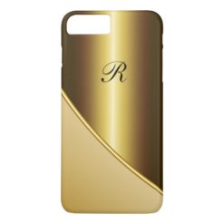 Men's Gold Business iPhone 7 Plus Case