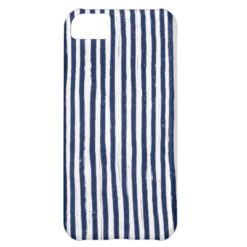 Messy Navy Pin Stripe Case iPhone 5c