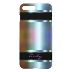 Metallic Design Soft Color Tint Design iPhone 7 Plus Case