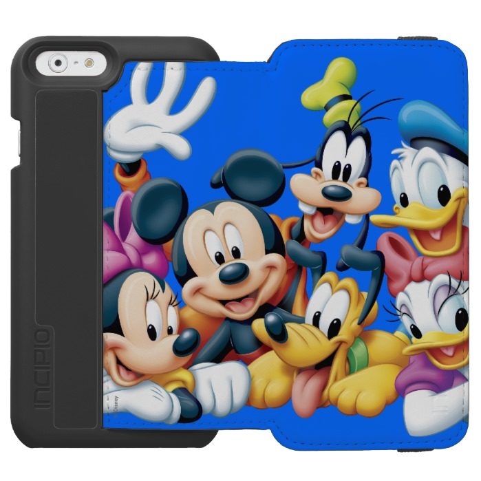 Mickey & Friends | Kneeling iPhone 6/6s Wallet Case