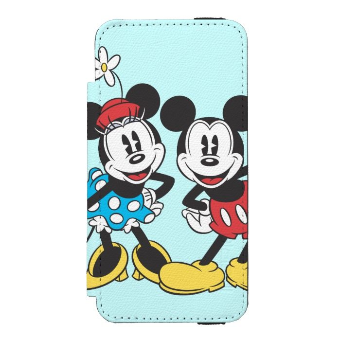 Mickey & Minnie | Classic Pair iPhone SE/5/5s Wallet Case