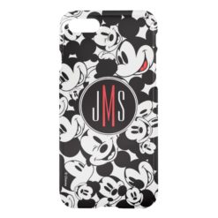 Mickey Mouse | Monogram Crowd Pattern iPhone 7 Case