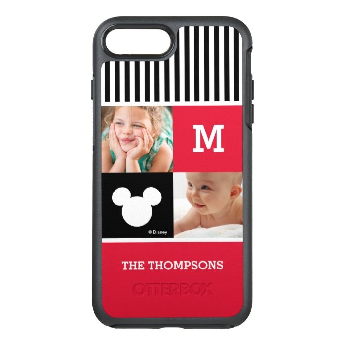 Mickey Mouse | Photos & Monogram OtterBox Symmetry iPhone 7 Plus Case