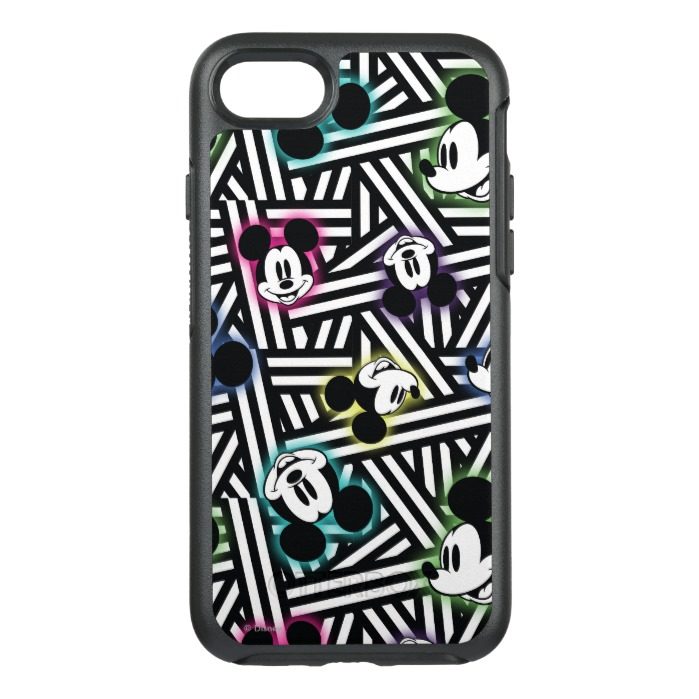 Mickey Mouse | Stripe Pattern OtterBox Symmetry iPhone 7 Case
