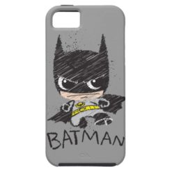 Mini Classic Batman Sketch iPhone SE/5/5s Case