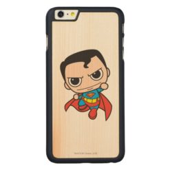 Mini Superman Flying Carved Maple iPhone 6 Plus Slim Case