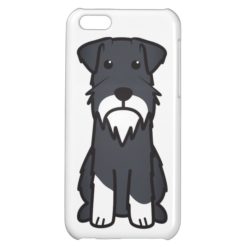 Miniature Schnauzer Dog Cartoon iPhone 5C Cover