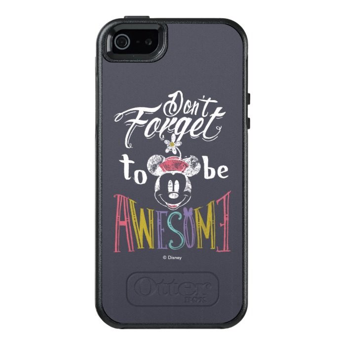 Minnie | Don't Forget To Be Awesome OtterBox iPhone 5/5s/SE Case