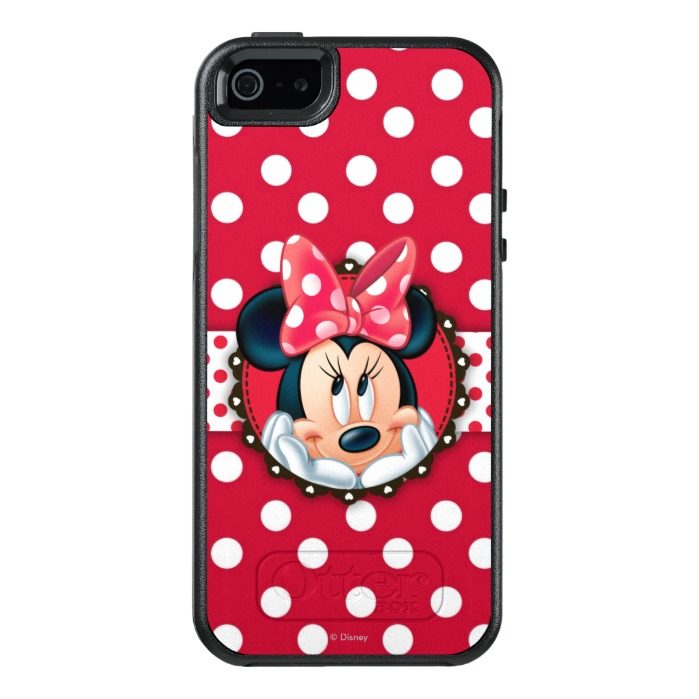 Minnie Mouse | Smiling on Polka Dots OtterBox iPhone 5/5s/SE Case