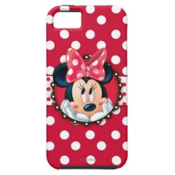 Minnie Mouse | Smiling on Polka Dots iPhone SE/5/5s Case