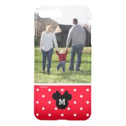 Minnie Red Polka Dot | Custom Photo & Monogram iPhone 7 Plus Case