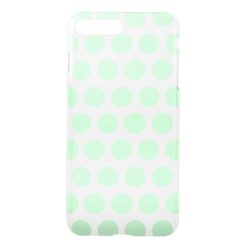 Mint Green Polka Dots iPhone 7 Plus Case