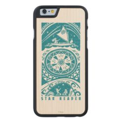 Moana | Star Reader Carved Maple iPhone 6 Slim Case