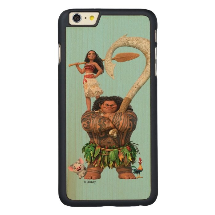Moana | True To Your Heart Carved Maple iPhone 6 Plus Slim Case