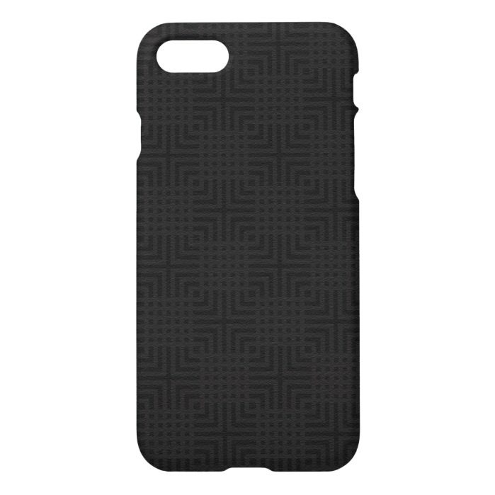 Modern Black -Maze Pattern- Custom iPhone 7 Case