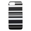 Modern Black and White Stripes iPhone 7 Case